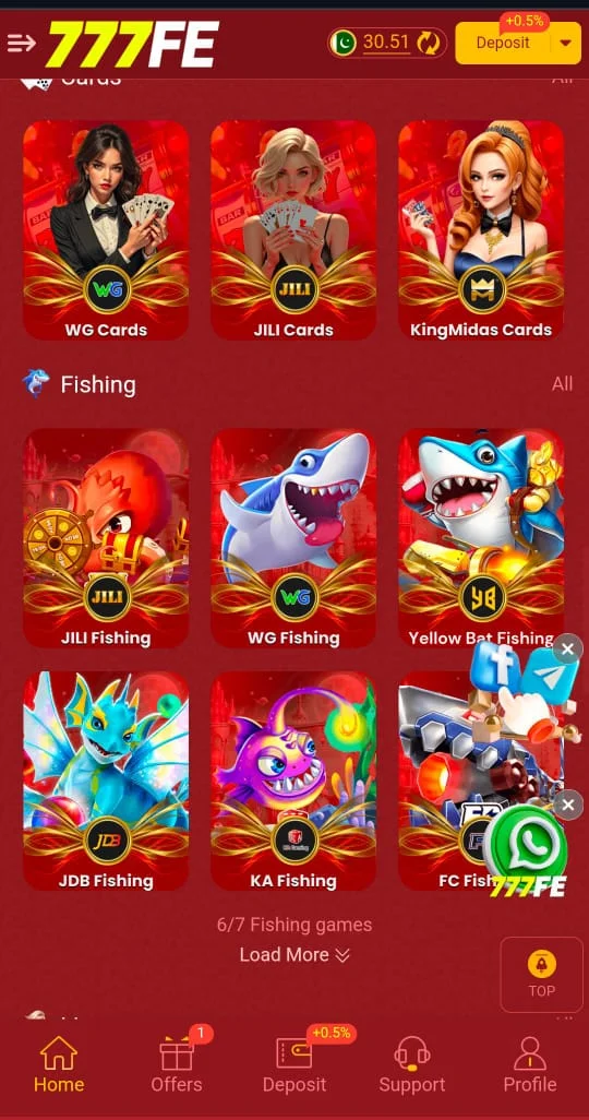 777FE Android screenshot