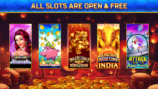 Dancing Drums Slots Casino Machine screenshot